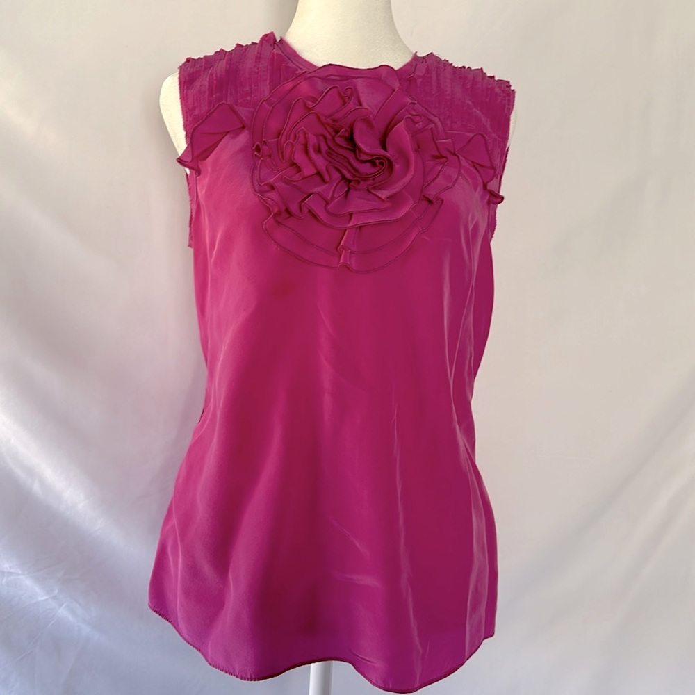 BCBG MaxAzria women’s magenta sleeveless top